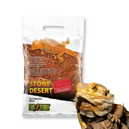 Exo Terra Sonoran Ocher Stone Desert natuurlijke woestijnbodem, woestijnsubstraat, geschikt voor de vorm van rotsinformatie, tunnels en groten, 20 kg