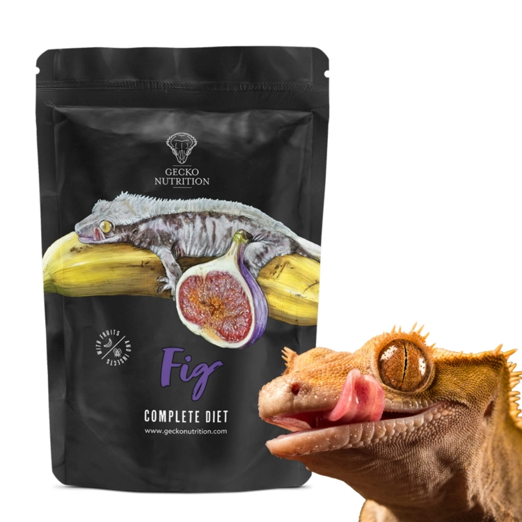 Gecko Nutrition Banan Figa - pokarm, papka dla gekona orzęsiony, felsuma