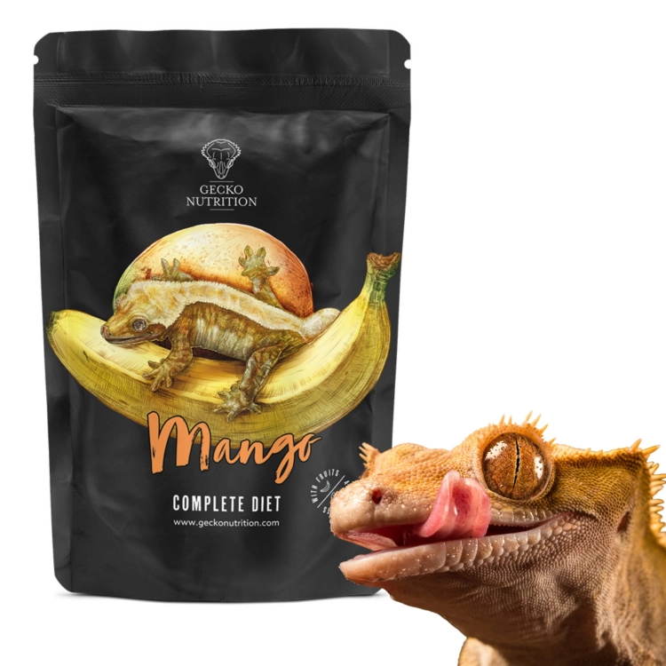 Gecko Nutrition Banan Mango - pokarm, papka dla gekona orzęsiony, felsuma