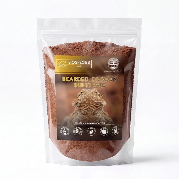 Podłoże dla Agamy brodatej | BioSpecies – Bearded Dragon Substrate 5 L