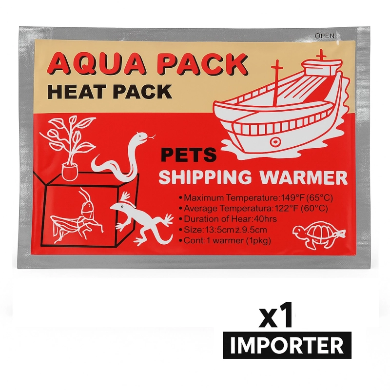 HeatPack M 40h Riscaldatore Universale Attivato All'aria, 25 Pezzi Per Spedizioni Di Animali, Piante E Attrezzature, Durata Fino A 40 Ore