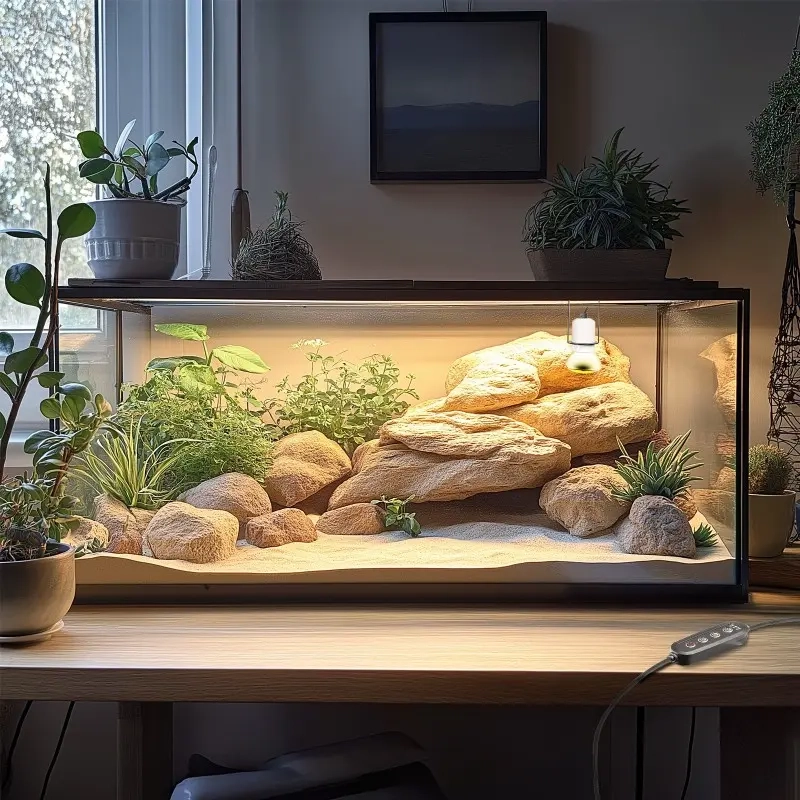 terrario-muaritan-oprawka-timer (3).webpOprawka z gwintem E27 i uchwytem montażowym – bezpieczne mocowanie do pokrywy terrarium