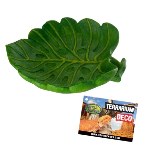 Reptile Nova Dish Leaf Miska do terrarium na wodę i jedzenie 15x13,5x3,5cm