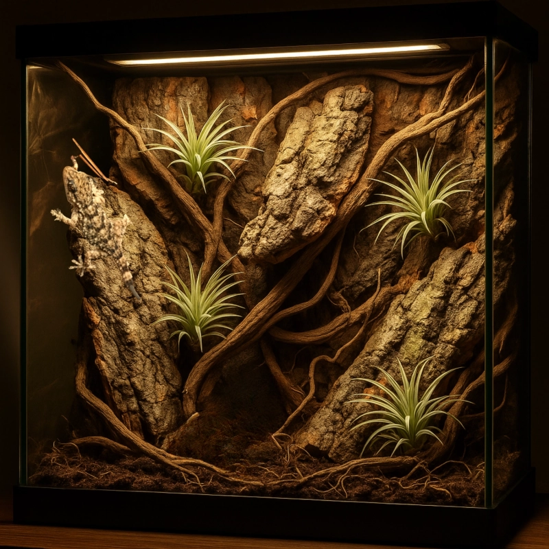 terrarium-dla-gekona-z-korkiem