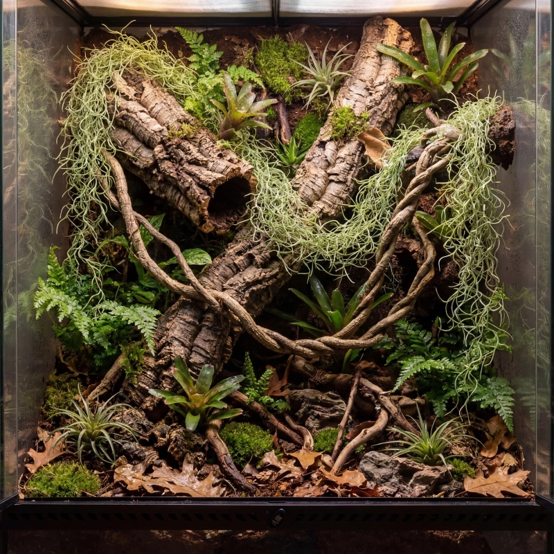tillandsia-sztuczna-dekoracja-w-terrarium