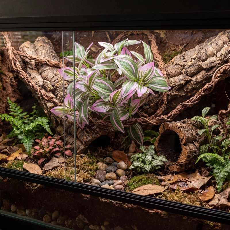 terrarium-ze-sztuczna-trzykrotka-aranzacja-terrarium