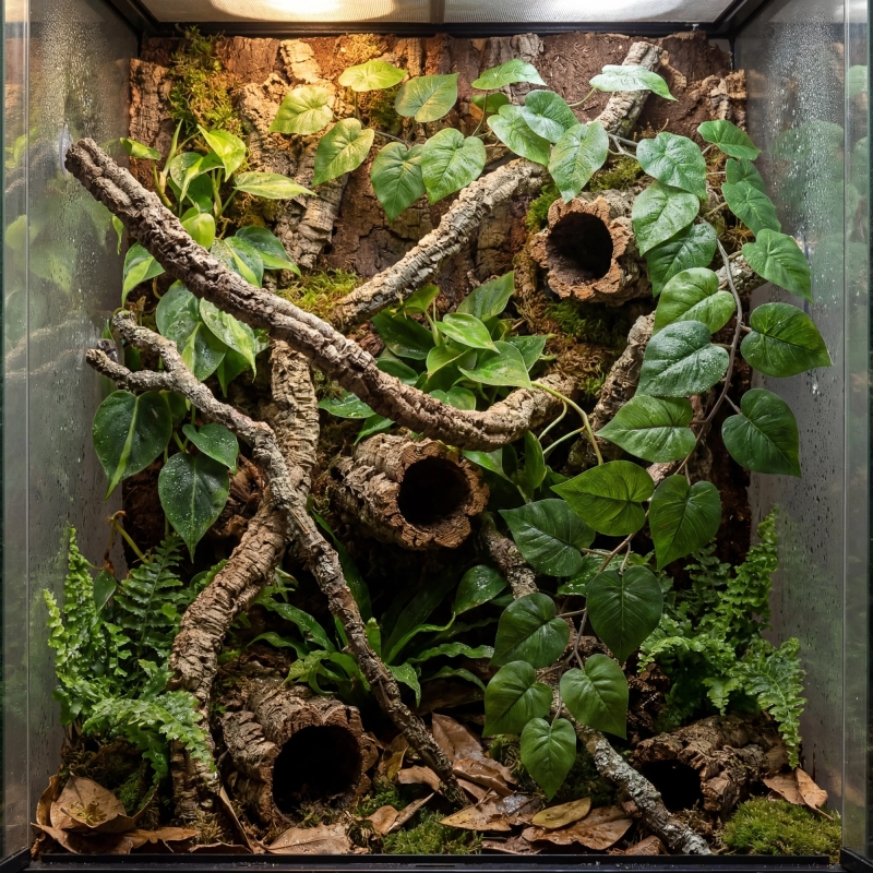 terrarium-bioaktywne-z-roslinami-i-gekonem