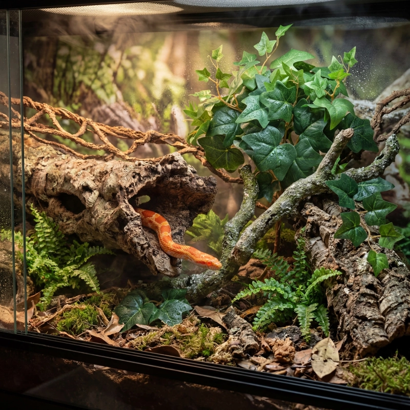 bluszcz-w-terrarium-z-wezem-zbozowym