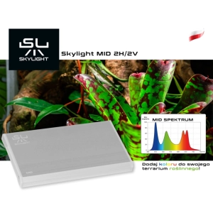 Skylight MID 2V oświetlenie LED do terrarium roślinnego