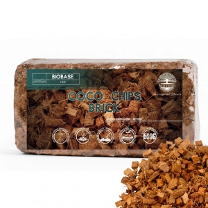 Chips kokosowy brykiet 500g | BioBase Coco Chips Brick