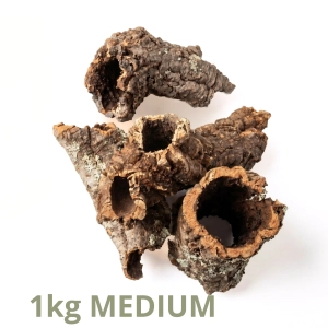 Tuby korkowe 1kg | średnie średnice  ⌀ 9-15cm | BioCork Tube MEDIUM | tuba korkowa
