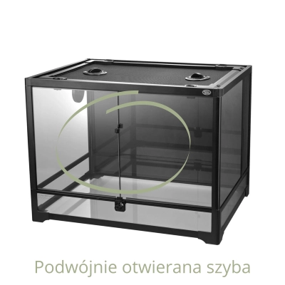 Podwójne szyby w terrarium 60x45x45cm