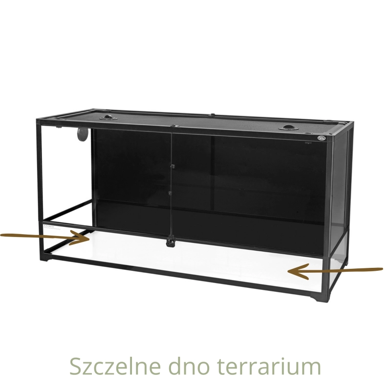 wodoszczelne dno w terrarium 120x45x60cm