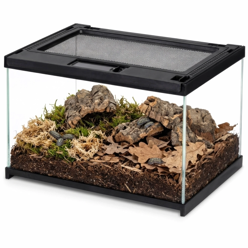 Zestaw hodowlany dla isopodów PRO z terrarium i wyposażeniem