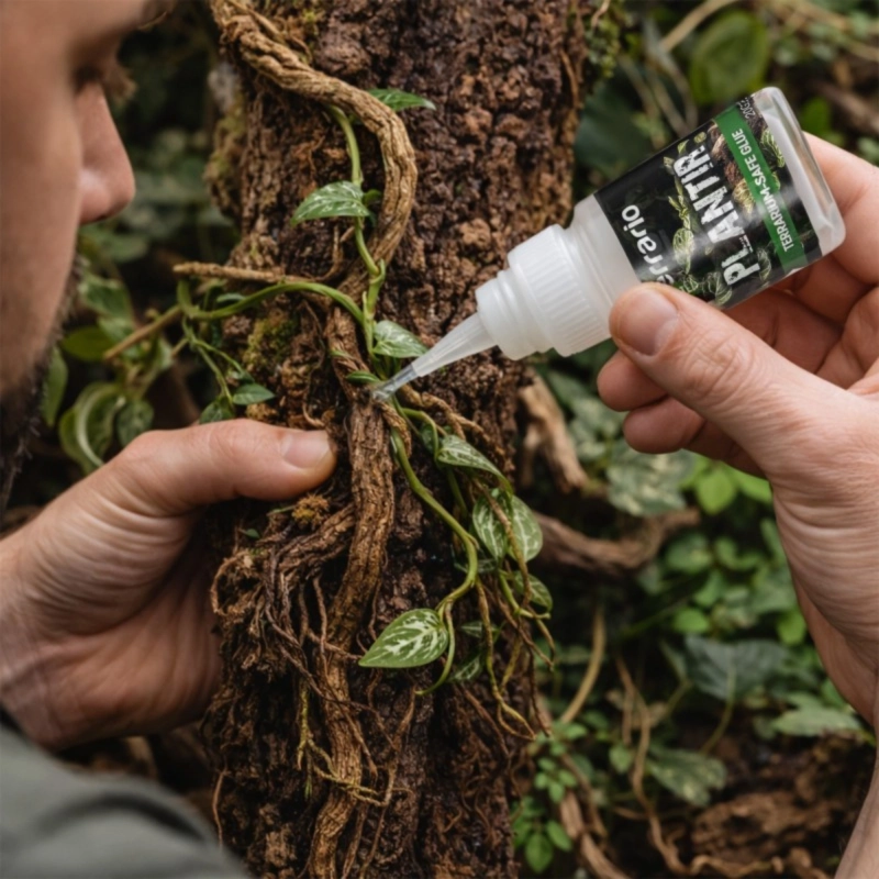 Klej do przyklejania dekoracji w terrarium