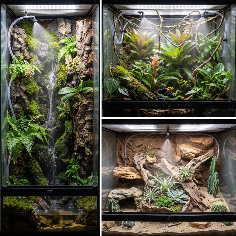 Wąż akwarystyczny 1m PCV 4/6 mm zastosowanie w terrarium