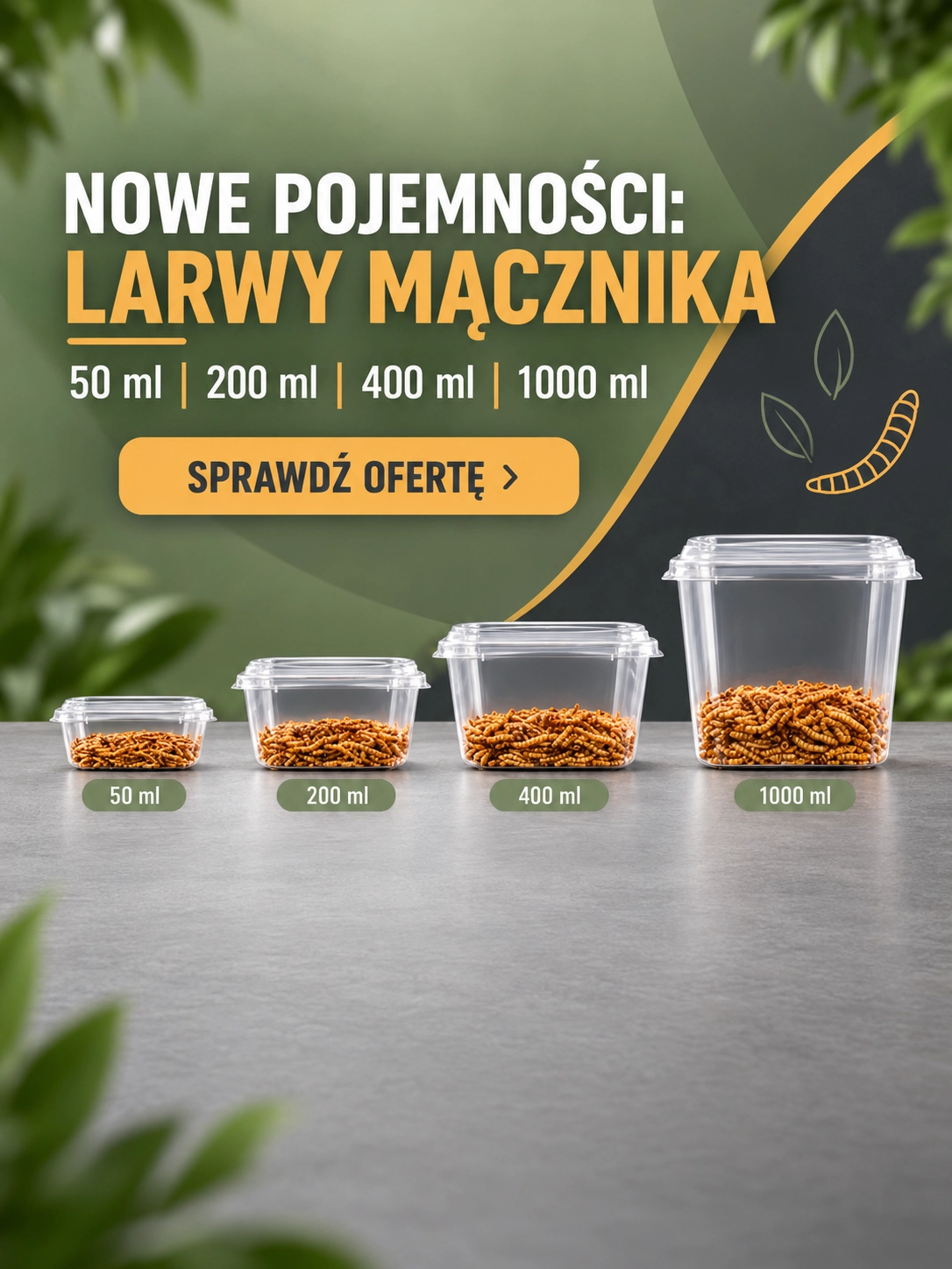 Nowe mączniki Sklep Terrarystyczny Bioterr