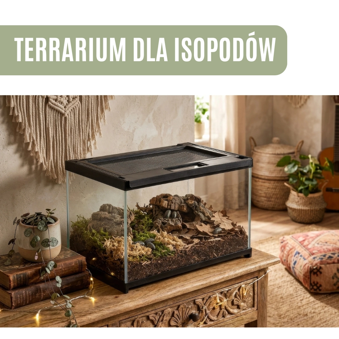 W czym hodować isopody? Pojemnik, terrarium i wyposażenie krok po kroku